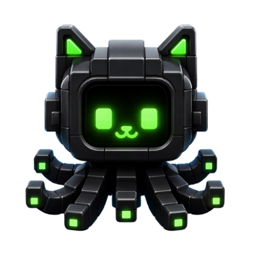 Octoshield’s green-eyed octopus mascot